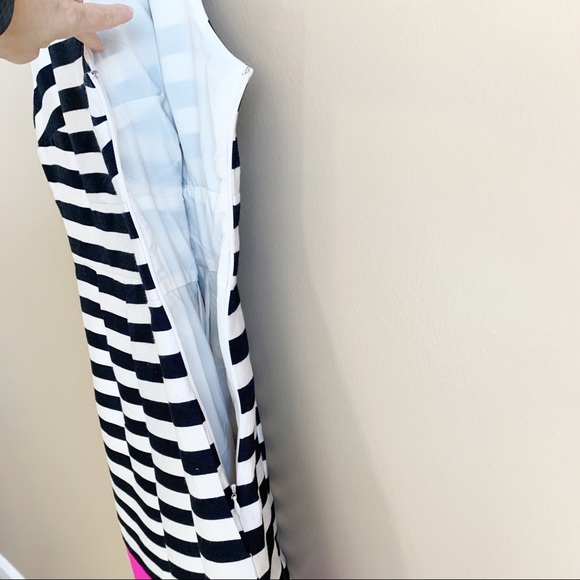 Eliza J stripe fit and flare cocktail RELISTED - Picture 7 of 13